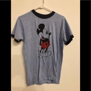 Vintage Mickey Mouse Ringer Tee Medium